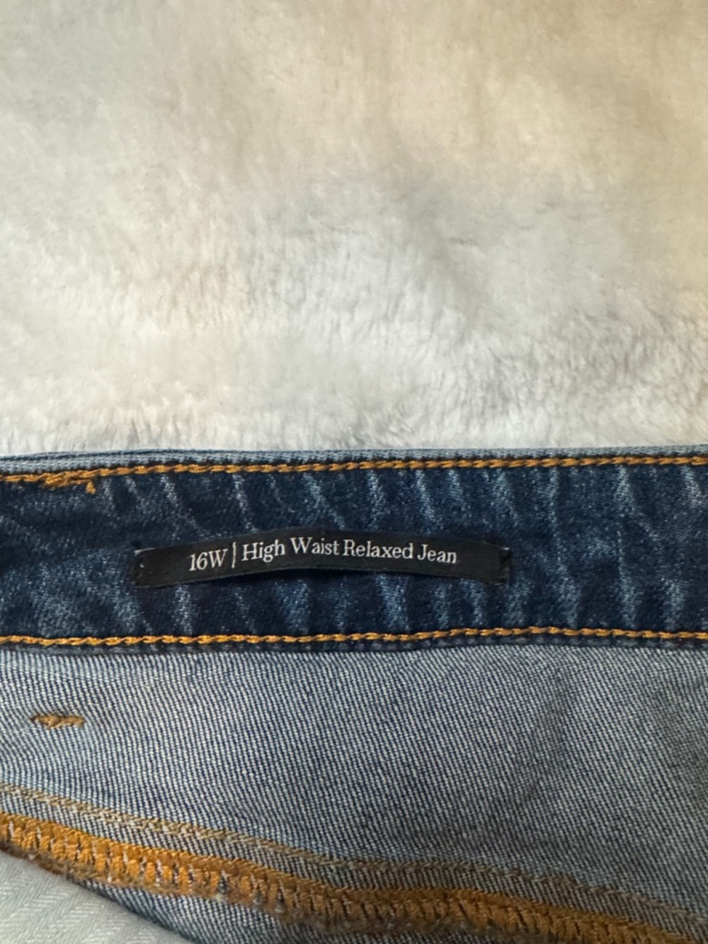 Talbots Women's Straight Leg Jeans - Dark Blue Size 16W - Picture 5 of 9